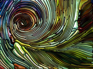 Karmaşık yanardöner renkli cam