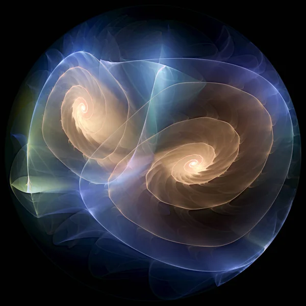 Vormarsch fraktaler Teilchen — Stockfoto