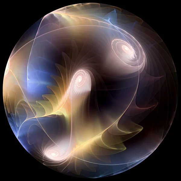 Vormarsch fraktaler Teilchen — Stockfoto