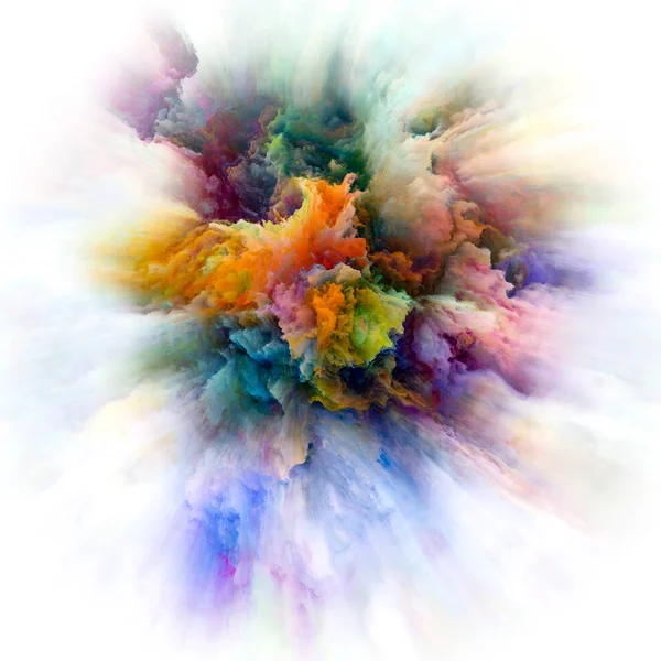 Explosão colorida moderna do respingo da pintura — Fotografia de Stock