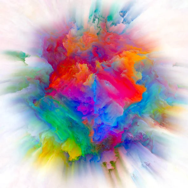 Schöne Farbexplosion — Stockfoto