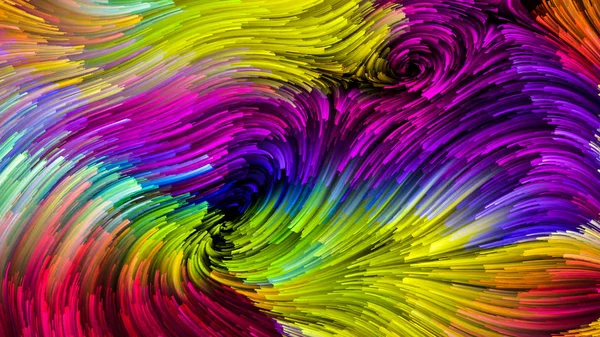 Tinta colorida em evolução — Fotografia de Stock