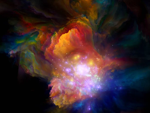 Kozmikus színek. — Stock Fotó