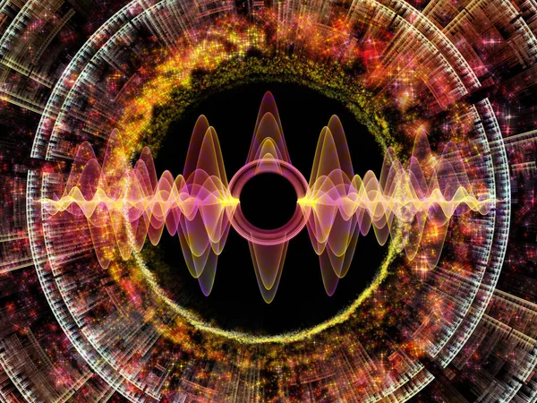 Vision of Radial Oscillation — Stock Photo, Image