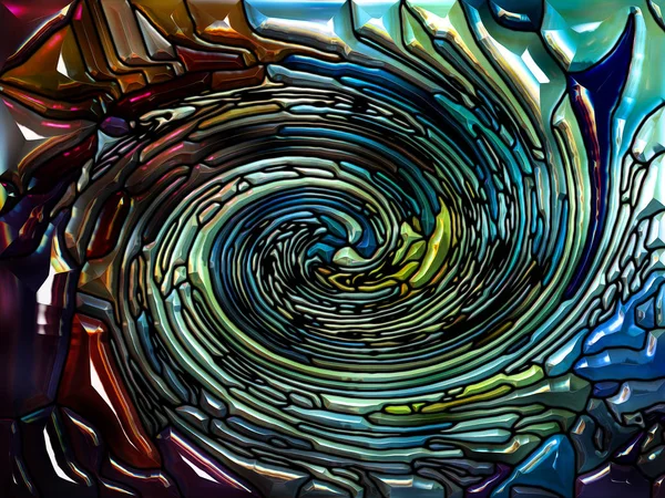 Różnorodność kolorów spirali — Zdjęcie stockowe