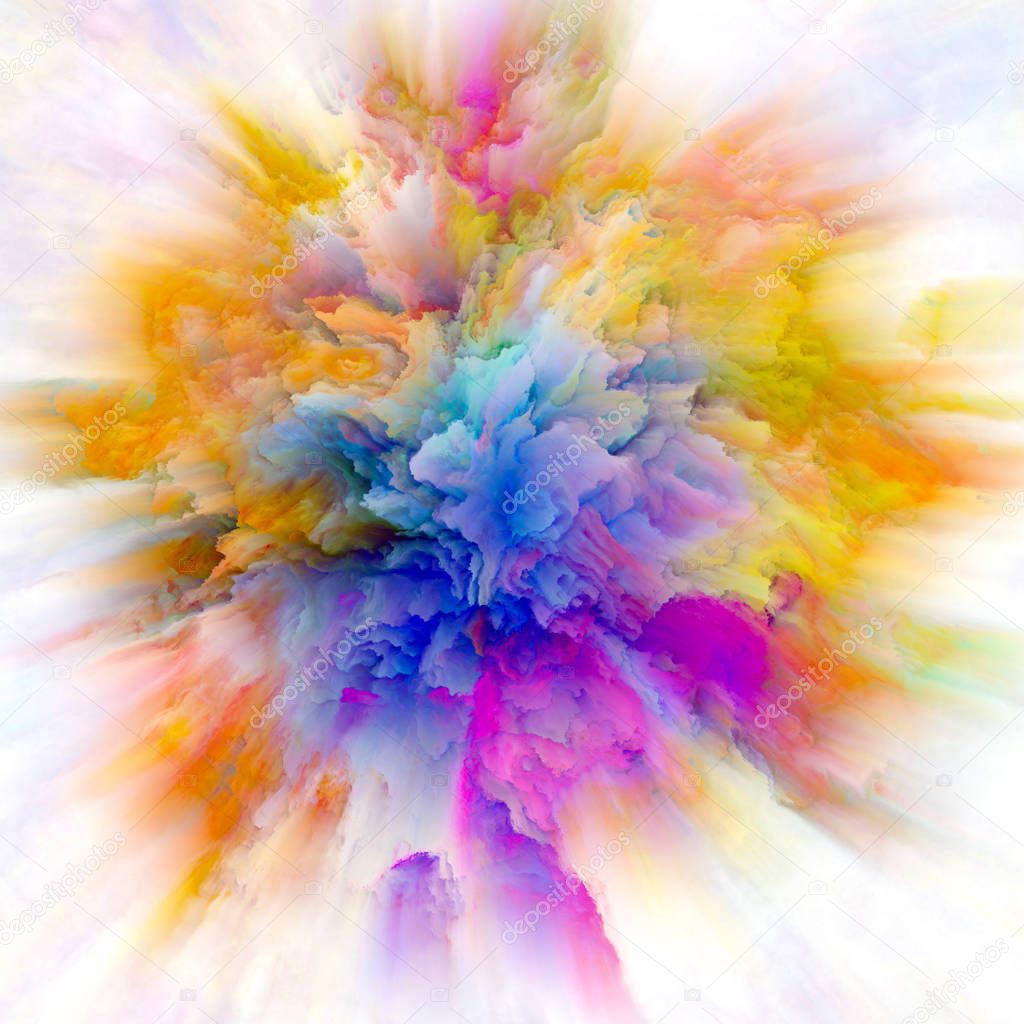 Beautiful Color Splash Explosion