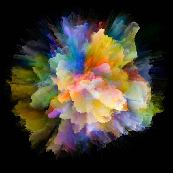 Úvodní explozi zářivých barev — Stock fotografie
