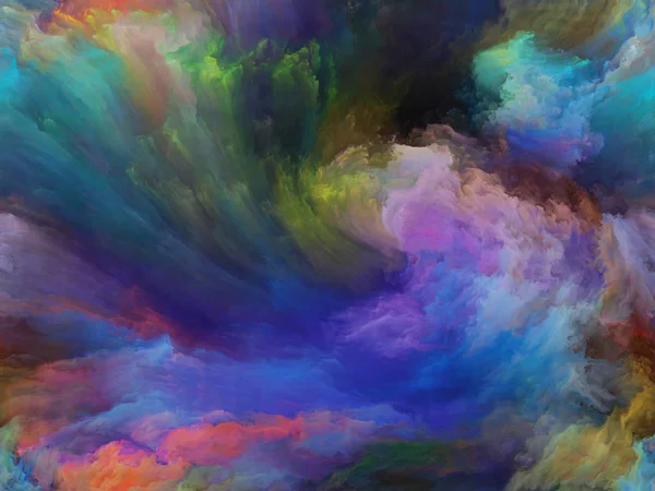 Abstracte Achtergrondserie Samenstelling Van Kleur Beweging Doek Met Metaforische Relatie — Stockfoto