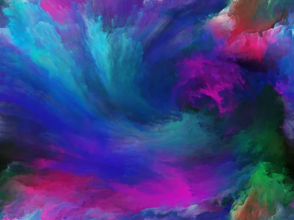 Abstracte Kleur Serie Artistieke Abstractie Bestaat Uit Kleurrijke Verf Beweging — Stockfoto