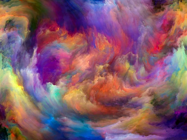 Vortex Twist Swirl Series Backdrop Design Color Movement Canvas Works — Stock Photo, Image