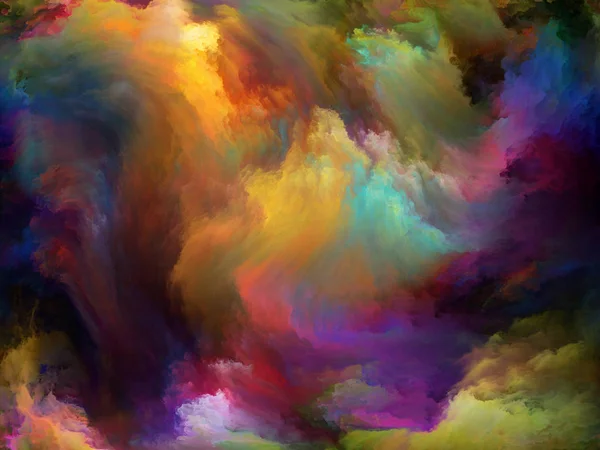 Abstract Background Series Creative Arrangement Color Movement Canvas Concept Metaphor — Stock Photo, Image