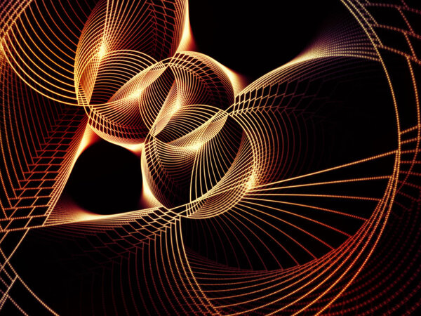 Серия "Точки и линии". Предпосылки для круговых фракталов, подходящих для проектов по искусству, дизайну и технологии
.