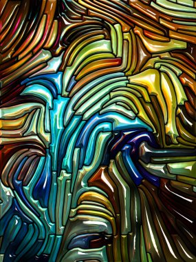 Sıvı desen serisi. Vitray tasarım anımsatan Art Nouveau doğa, güzellik ve Maneviyat projelerde kullanmak için zemin oluşan