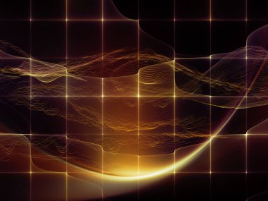 Dijital rüyalar serisi. Teknolojik altyapı sanal görselleştirme bileşenleri konuda bilim, eğitim, bilgisayar ve modern teknoloji ile sanatsal soyutlama oluşan