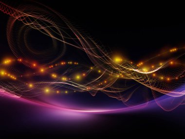 Dijital rüyalar serisi. Teknolojik altyapı tasarımınızın bilim, eğitim, bilgisayar ve modern teknoloji konusunda tamamlayacak sanal görselleştirme bileşenleri ile fon