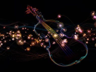 Dijital Rüyalar serisi. Bilim, eğitim, bilgisayar ve modern teknoloji konularında bir kavram metaforu olarak sanal görselleştirme bileşenleri ile teknoloji arka planının yaratıcı düzenlenmesi