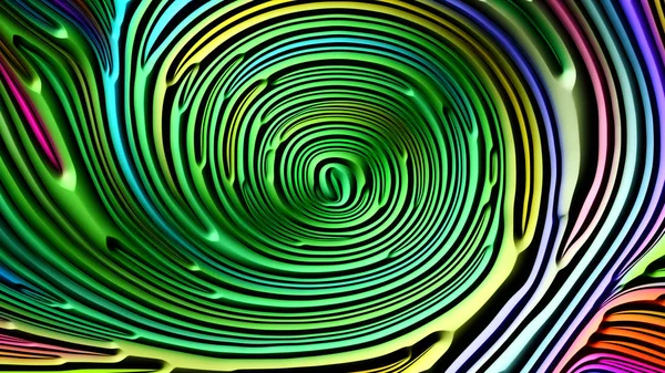 Серия Curves Nature Дизайн Состоящий Трехмерного Рендеринга Многоцветного Рельефного Барельефа — стоковое фото