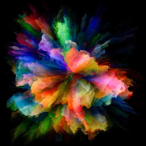 Serie Emoción Color Fondo Visualmente Atractivo Hecho Explosión Salpicadura Color — Foto de Stock