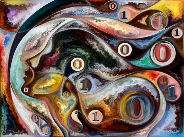 Inner Texture series. Backdrop design of faces, colors, organic textures, flowing curves for works on inner world, love, relationships, soul and Nature