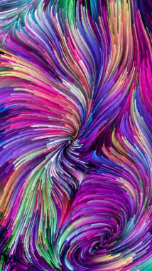 Kavramsal renkli boya