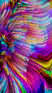 Renkli boya sırları