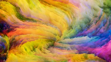 Renkli boya sırları