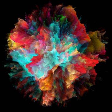 Yaprakları renk Splash patlama