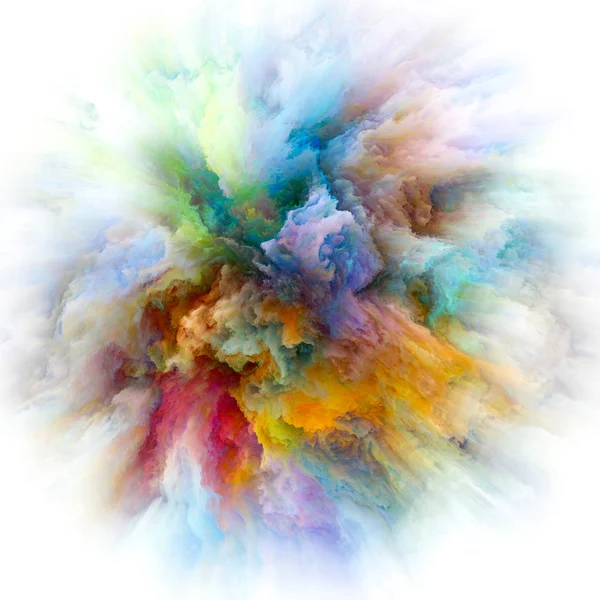 色スプラッシュ爆発の速度 — ストック写真