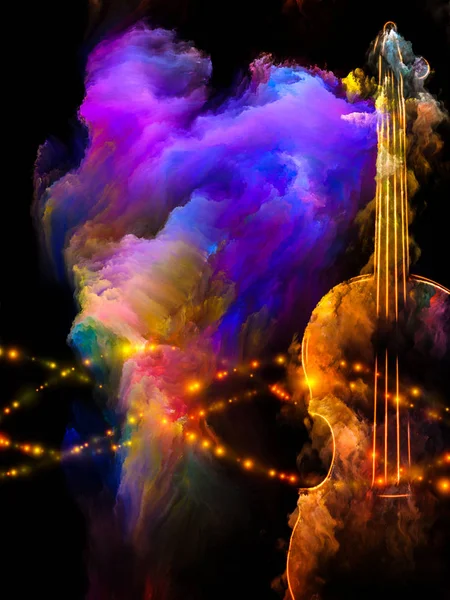 Renkli müzik — Stok fotoğraf