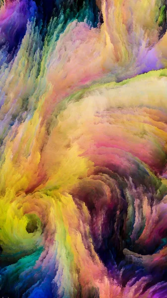 Iluzja kolorowy lakier — Zdjęcie stockowe