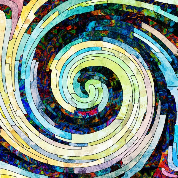 Ritorno del colore a spirale — Foto Stock