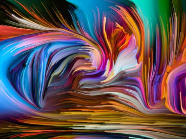 Gelişen erimiş renkleri