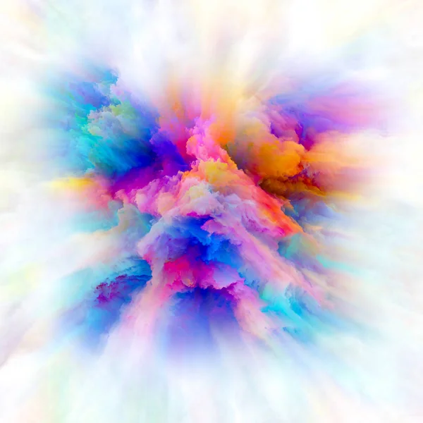 色スプラッシュ爆発のゲーム — ストック写真