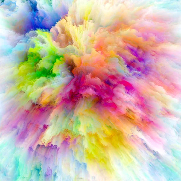 Magic of Color Splash Esplosione — Foto Stock