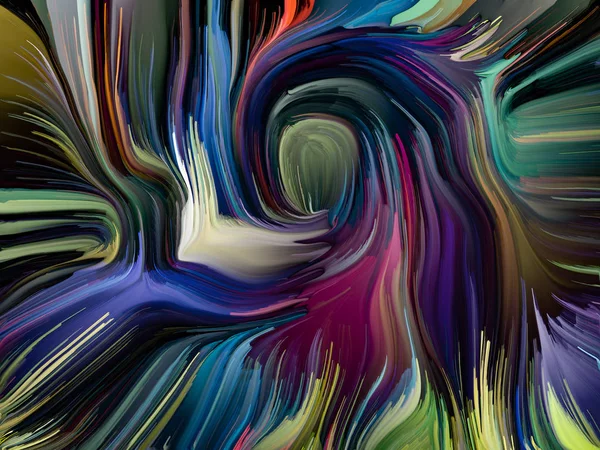 Sinerji yuvarlak renk — Stok fotoğraf