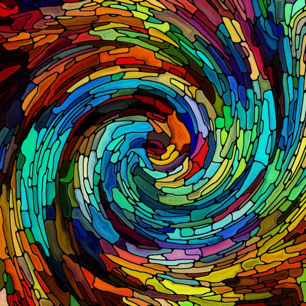 Visualización del color espiral —  Fotos de Stock