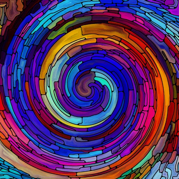 Source of Spiral Color — Stock Photo, Image