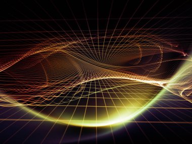 Dijital Rüyalar serisi. Bilim, eğitim, bilgisayarlar ve modern teknoloji konularında sanal görselleştirme bileşenlerine sahip teknoloji arkaplanı