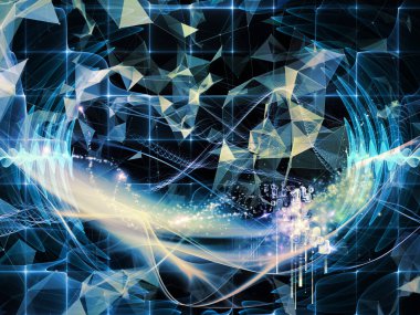 Dijital Rüyalar serisi. Bilim, eğitim, bilgisayarlar ve modern teknoloji konularında sanal görselleştirme bileşenlerine sahip teknolojinin bileşimi