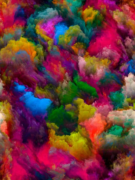 Kolorowe Tło Farby Poza Serią Impasto Kontekst Bogatych Barwnych Faktur — Zdjęcie stockowe