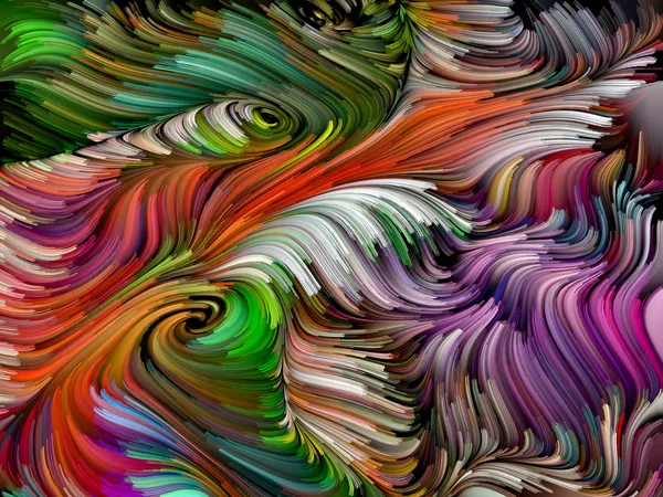 Абстрактные Цветные Вихревые Обои Тему Абстрактного Искусства Динамического Дизайна Творчества — стоковое фото