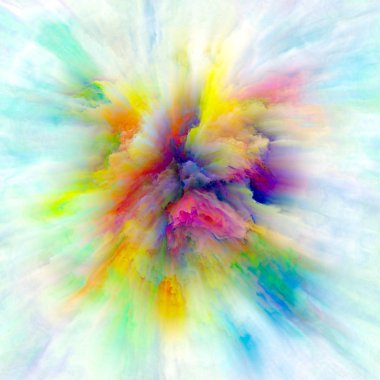 Önceden renk Splash patlama