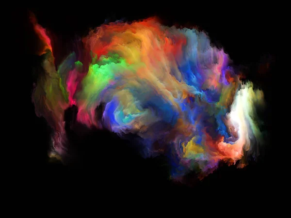 Энергия цветного движения — стоковое фото
