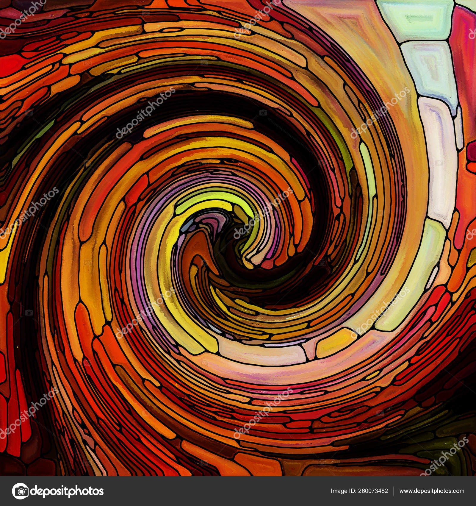 North of Spiral Color — Stock Photo © agsandrew #260073482