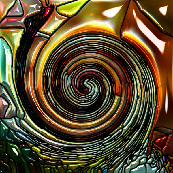 Velocidade da cor espiral — Fotografia de Stock