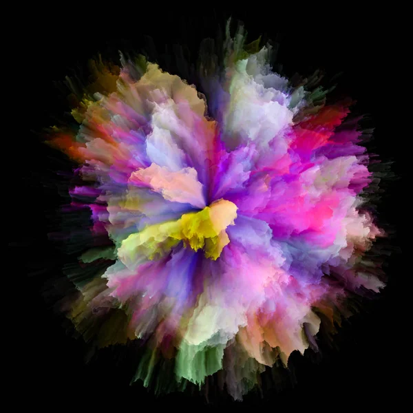 Paradigma barevné Malování Splash výbuchu — Stock fotografie