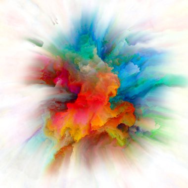 Canlı renk Splash patlama