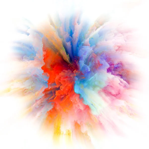 Vivid Color Splash Explosion — Stock Photo, Image