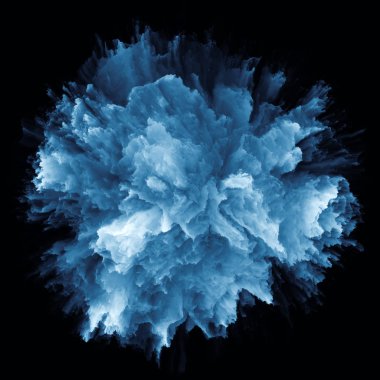 Küreselleşme renkli boya Splash patlama