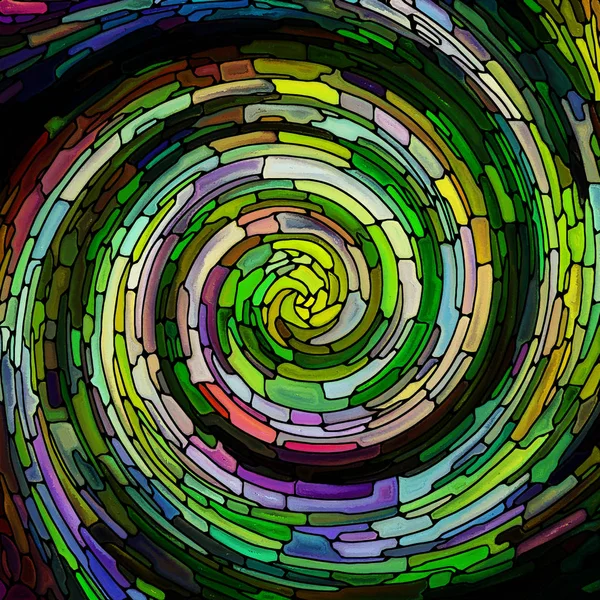 Wizja spirali kolor — Zdjęcie stockowe
